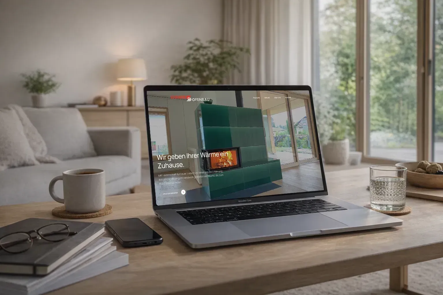 Stieger Ofenbau neue Webseite