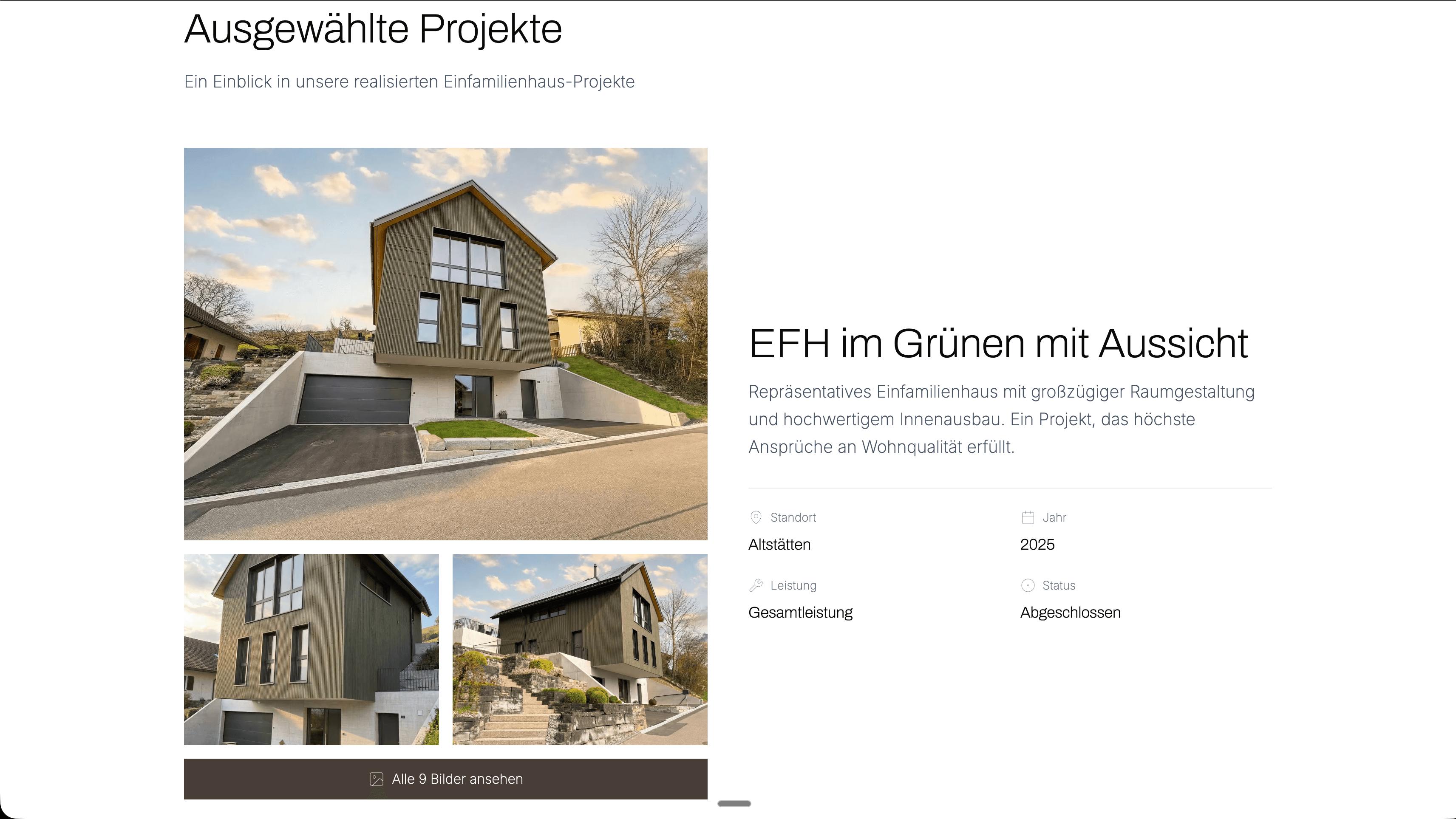 raumschaft.ch ausgewählte Projekte