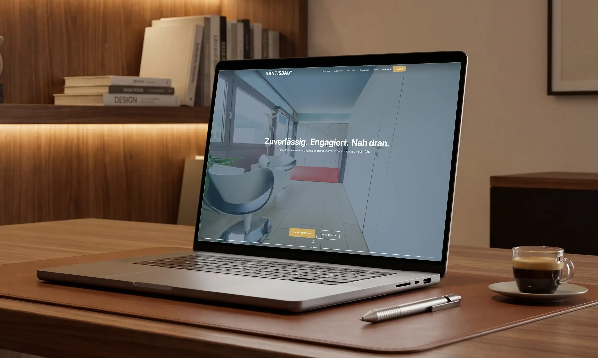 Saentisbau.ch Webseite